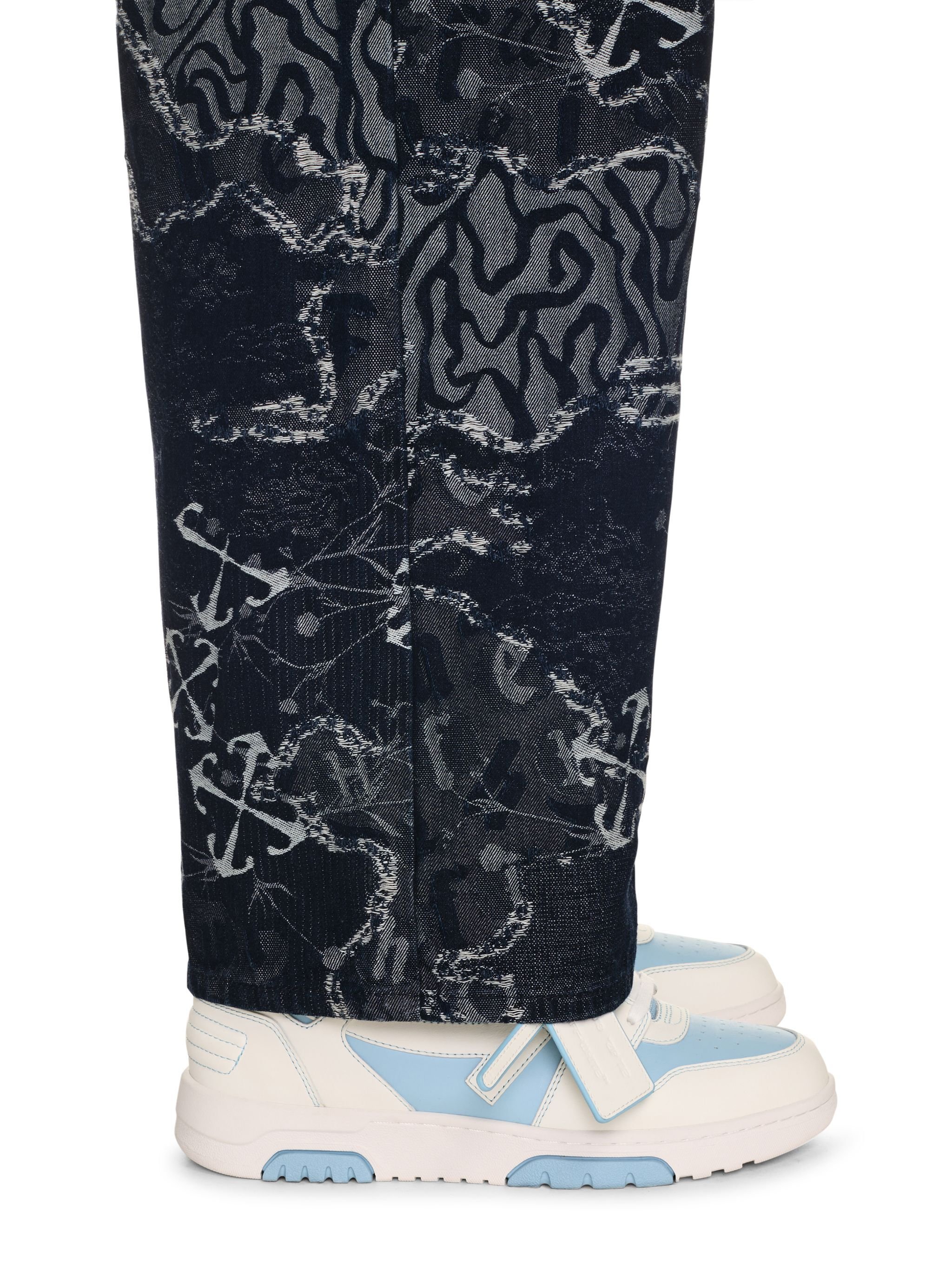 OFF WHITE Light Blue/White Out Of Office WHITE OMIA189F24LEA004