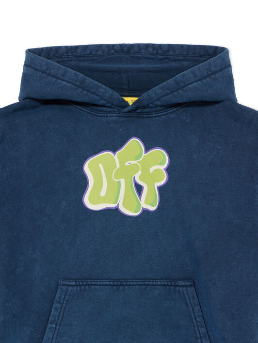 Graffiti Pullover Hoodie OFF WHITE Graffiti Pullover Hoodie BLUE NIGHTS 44BBB001F26F008