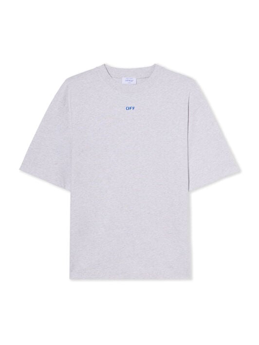 Stencil Arrow Skate Logo T-Shirt OFF WHITE Stencil Arrow Skate Logo T-Shirt GREY MELANGE - NAUTICAL BLUE OMAA120F25JER00D