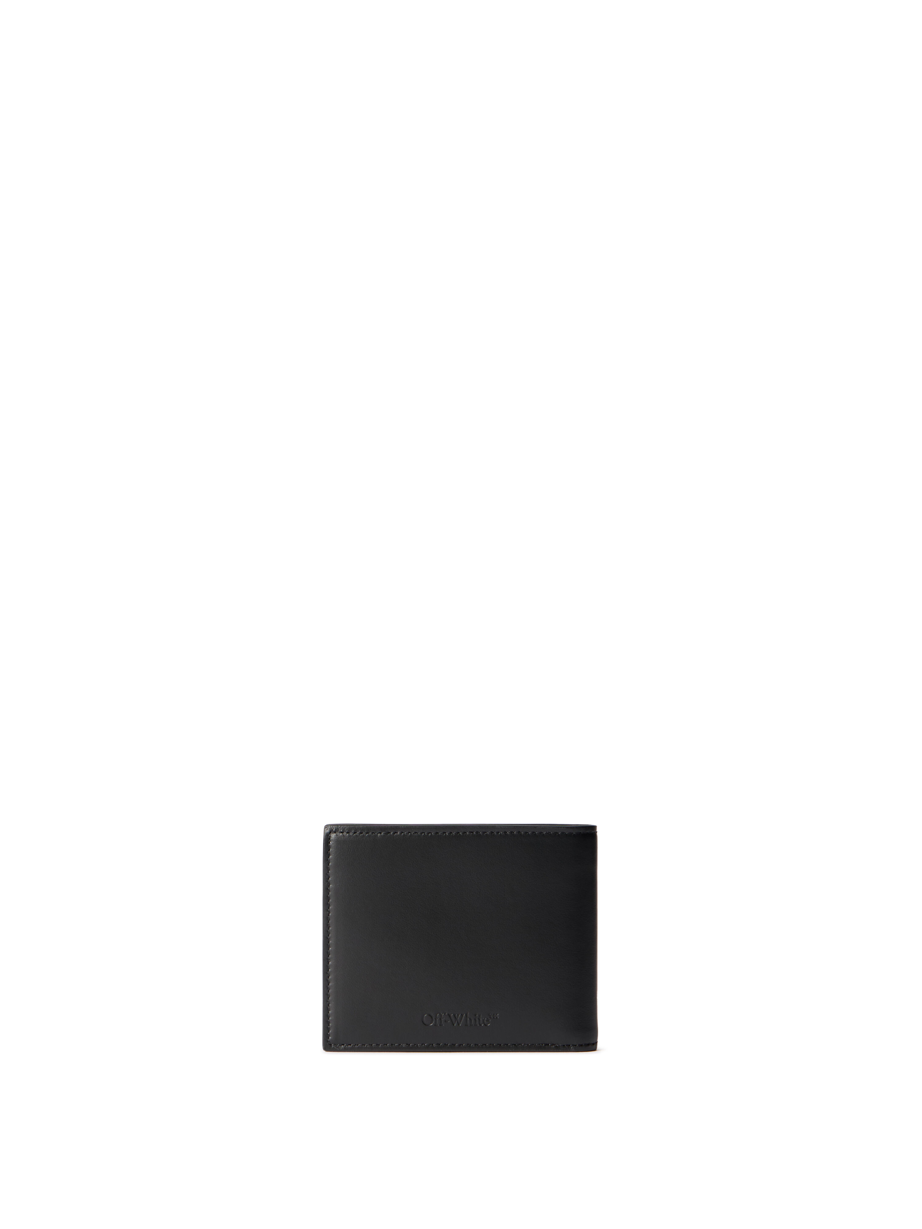 OFF WHITE Heritage Bifold BLACK - WHITE OMNC094C99LEA001