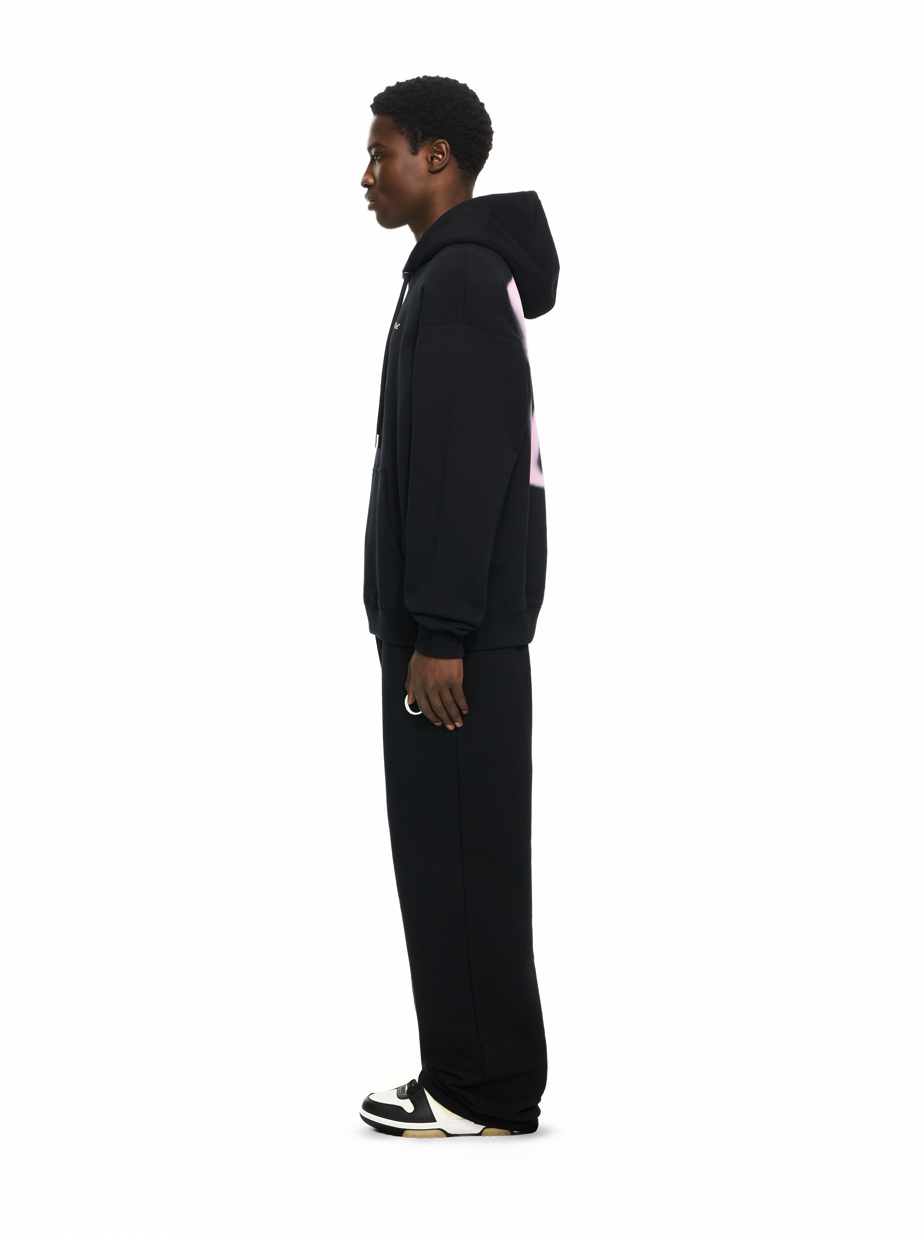 Vanish Arrow Skate Hoodie in BLACK-CHALK PINK for Men | Off-White™