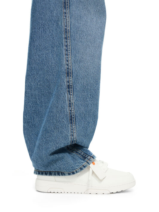 OFF WHITE Out Of Office Molded Sneakers WHITE - ORANGE OMIA189S26MAT001