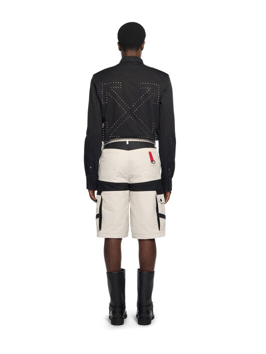 OFF WHITE Sporty Ow Nyl Cargo Short OFF WHITE - CHILI PEPPER OMCS007W25FAB001