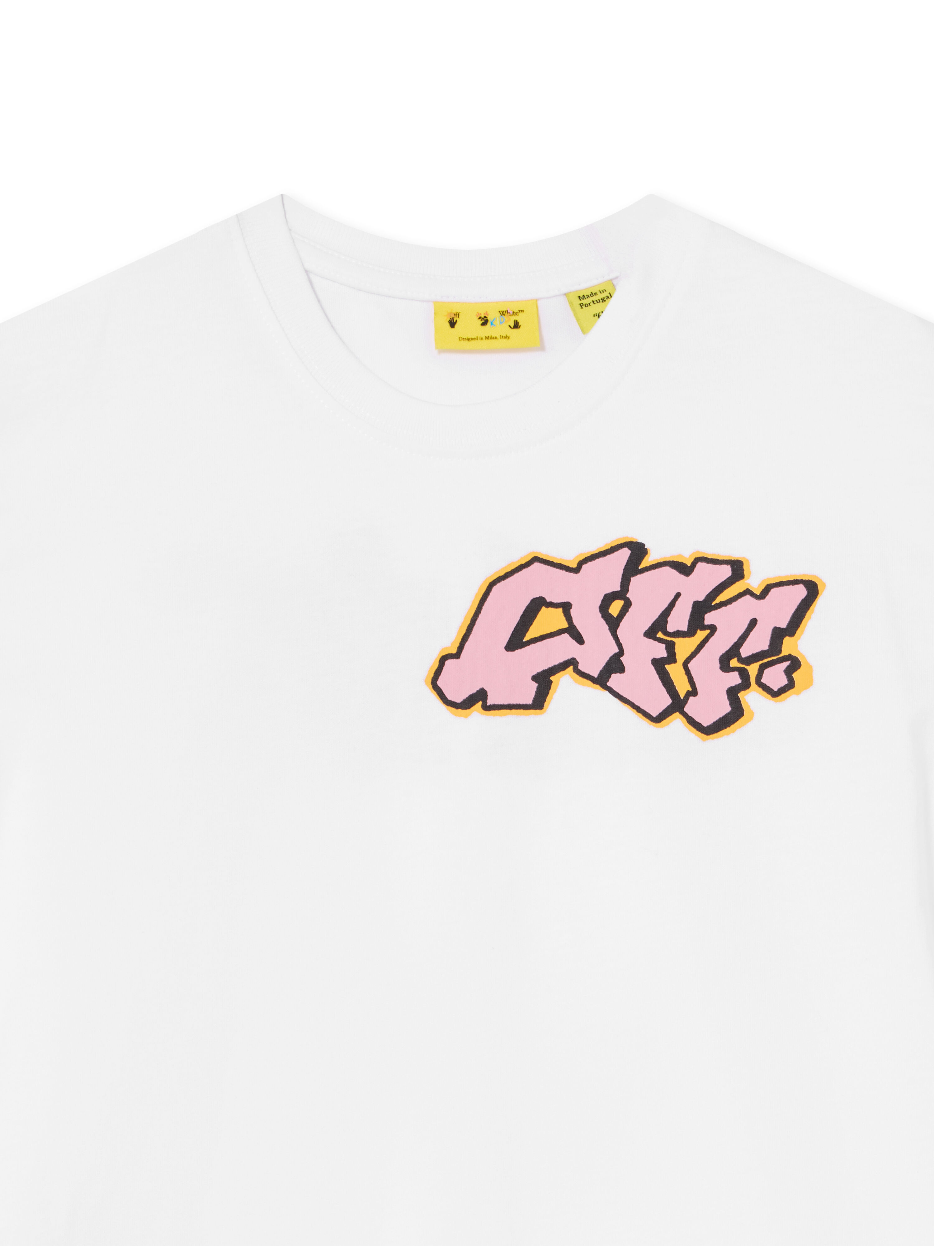 Graffiti Short Sleeve T-Shirt OFF WHITE Graffiti Short Sleeve T-Shirt WHITE 44GAA001F26J004