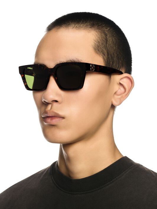 OFF WHITE Branson Sunglasses BROWN OERI111C99PLA001