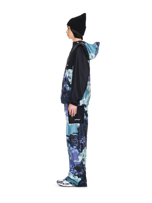 OFF WHITE Camo Nyl Rip Samurai Anorak BLUE OMEO001F24FAB002