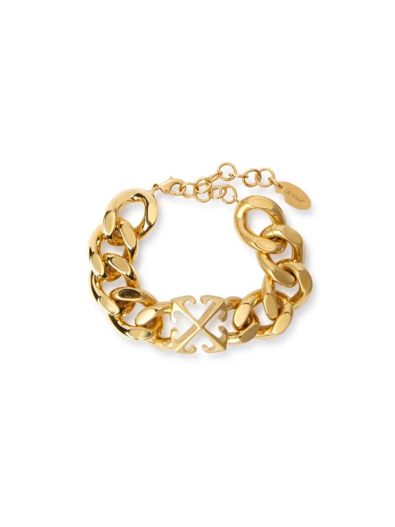 OFF WHITE Arrow Chain Bracelet GOLD OWOA12FC99MET001