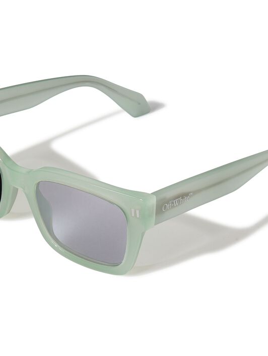 OFF WHITE Midland Sunglasses GREEN OERI108C99PLA001