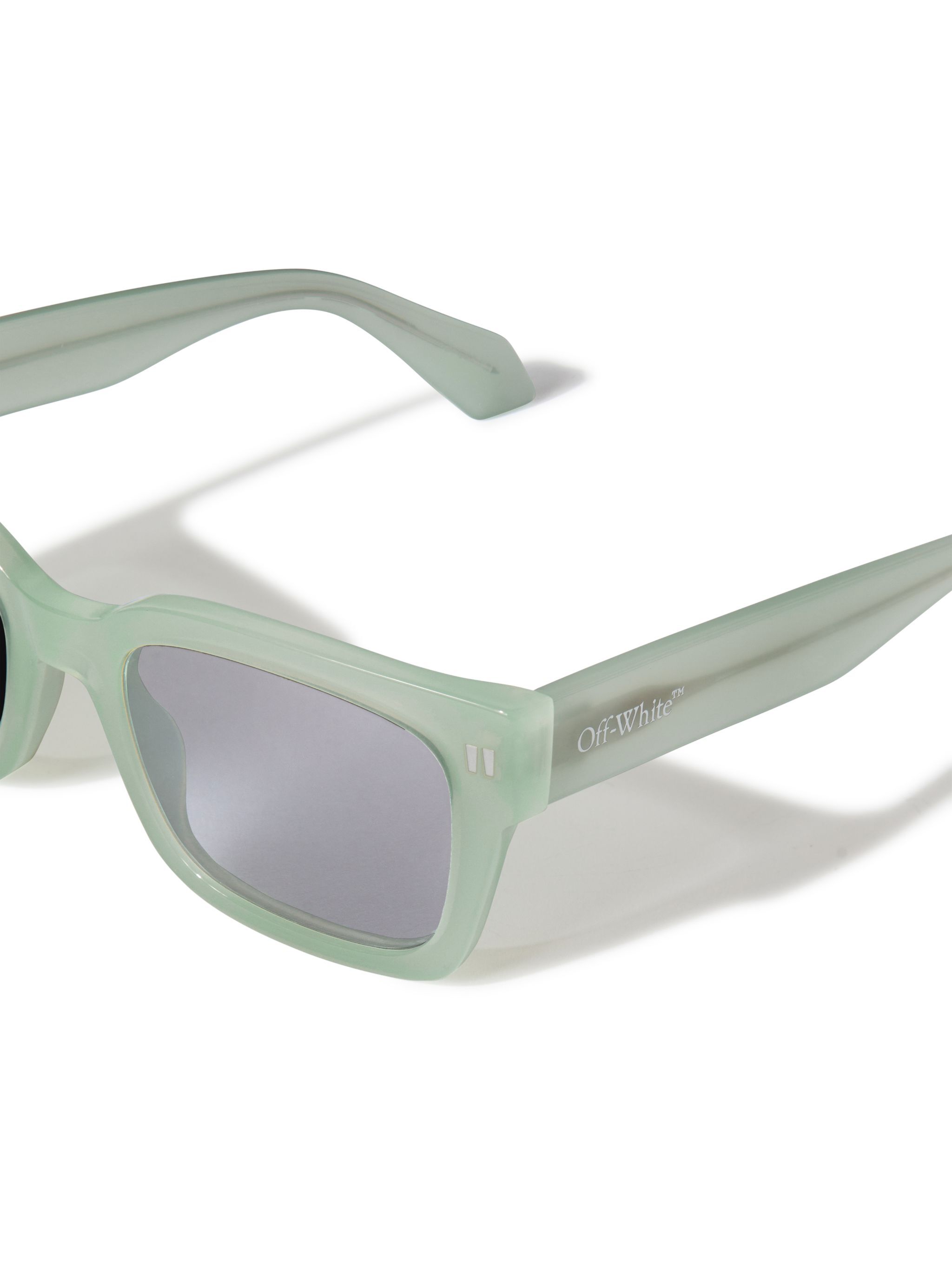 OFF WHITE Midland Sunglasses GREEN OERI108C99PLA001