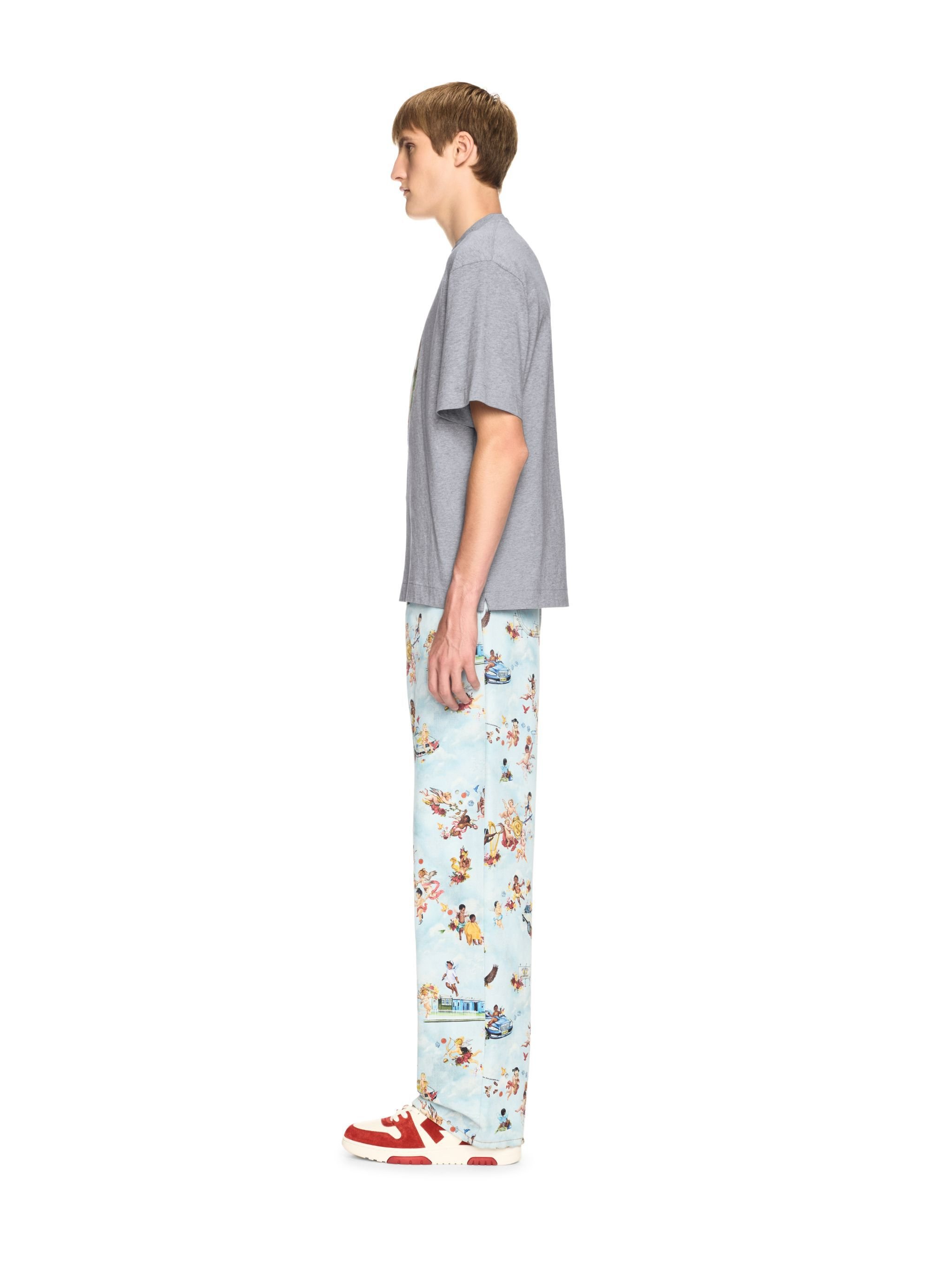 OFF WHITE Gray Fresco T-Shirt GREY OMAA120S25JER002