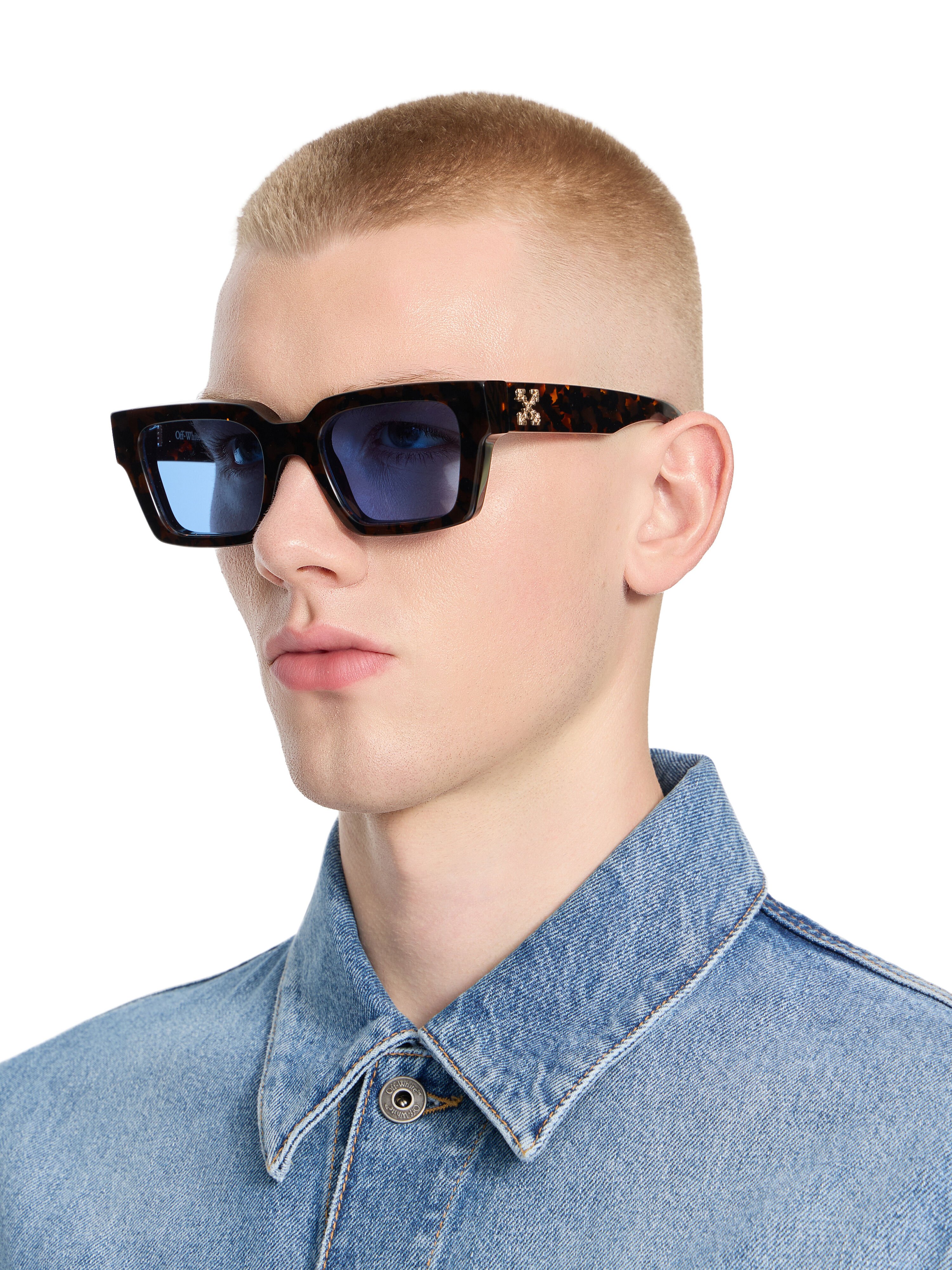 OFF WHITE Virgil Sunglasses BROWN OERI008C99PLA004