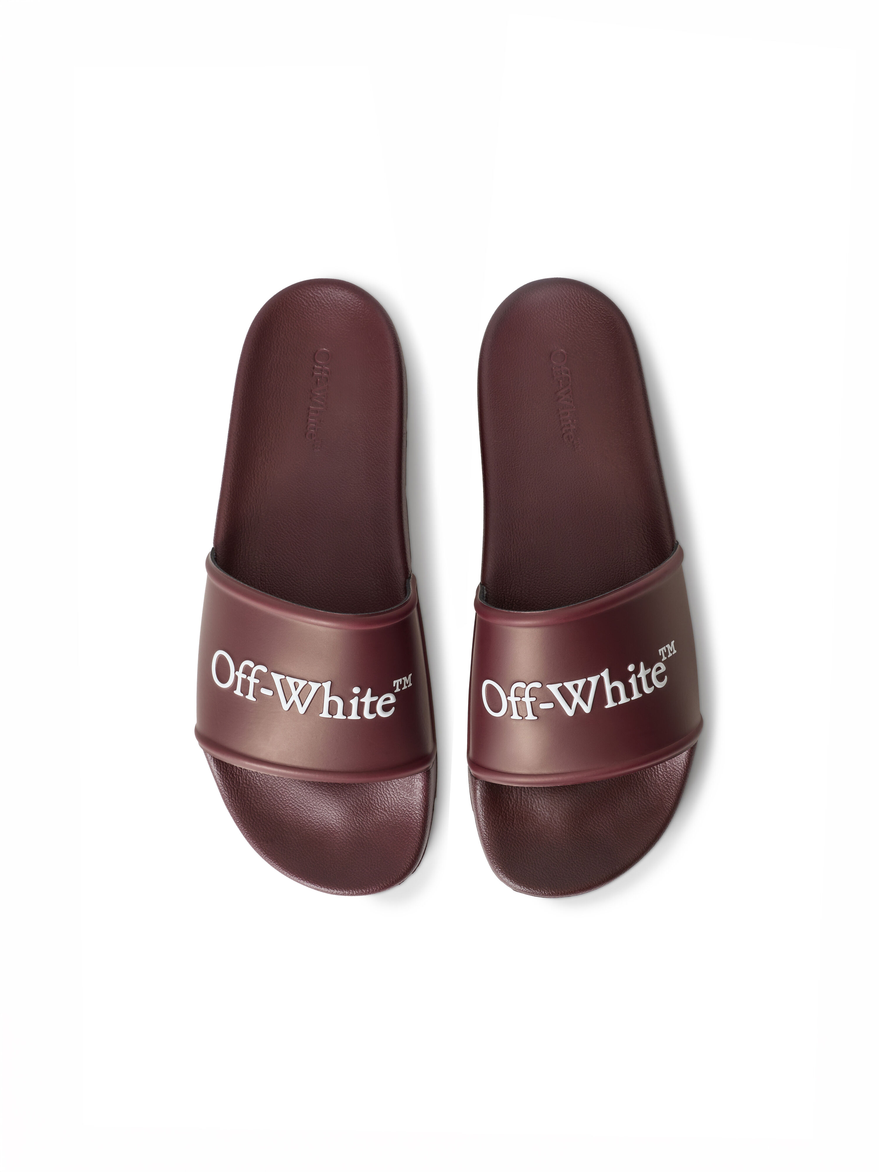 Bookish Sliders OFF WHITE Bookish Sliders BURGUNDY/WHT OF06096601
