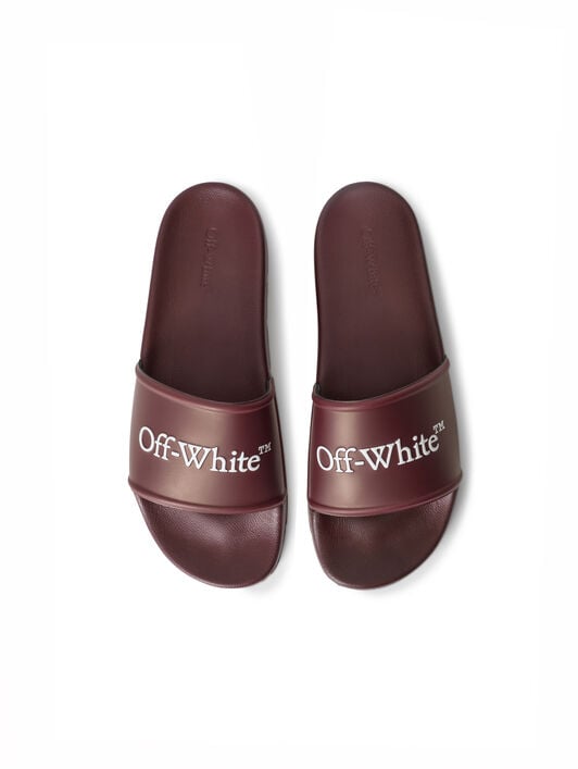 Bookish Sliders OFF WHITE Bookish Sliders BURGUNDY/WHT OF06096601