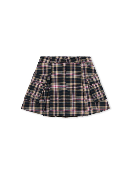 Logo Flannel Cargo Skirt OFF WHITE Logo Flannel Cargo Skirt BLUSH 44GCY003F26F001