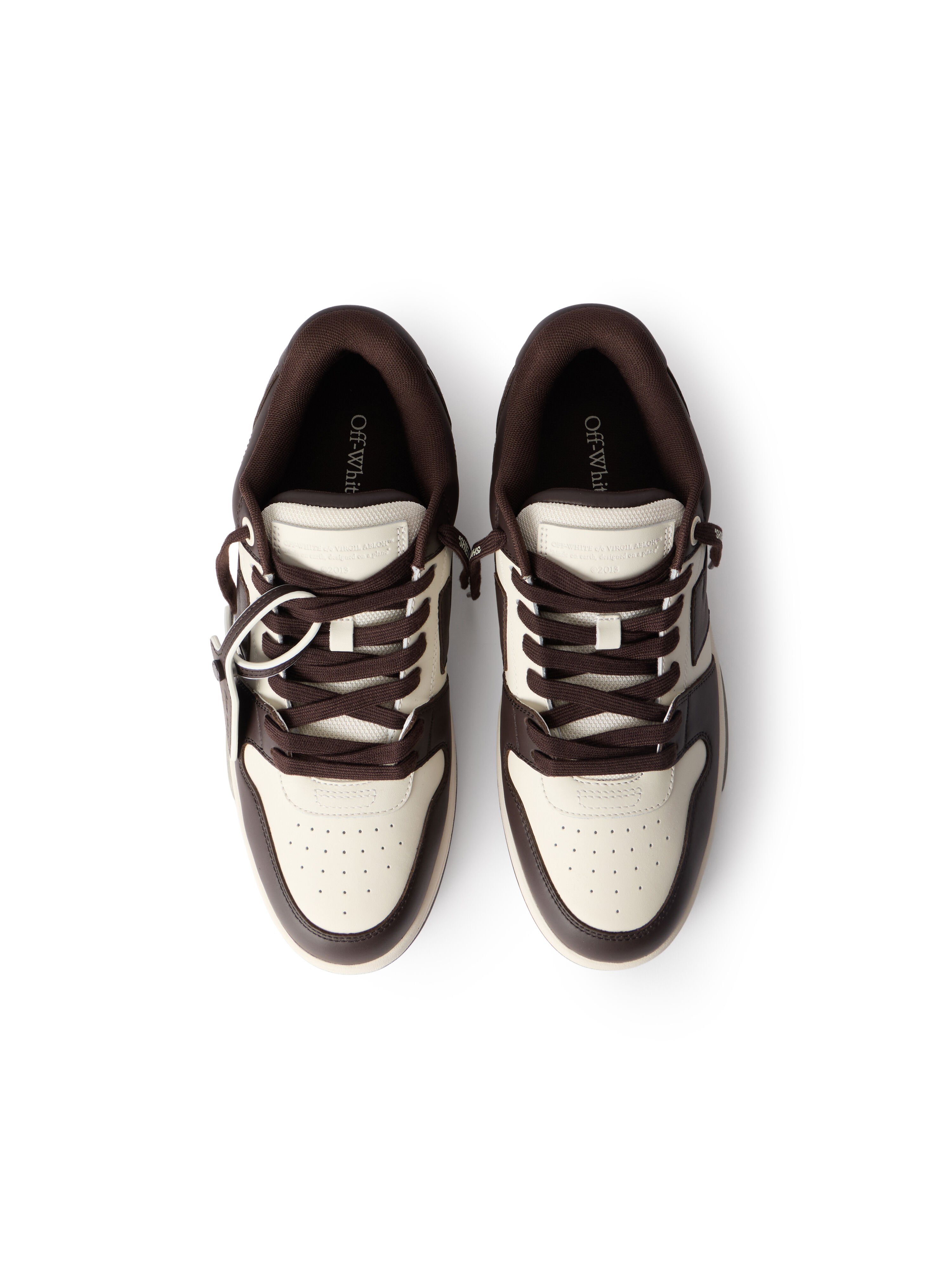 Out Of Office Sneakers in CHOCOLATE/ CREAM for Men | Off-White™