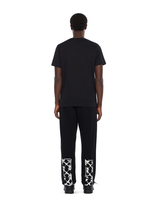 OFF WHITE Small Arrow Slim Logo T-Shirt BLACK - WHITE OMAA027F25JER00F