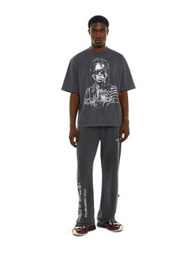 OFF WHITE Miles Davis Stadium Skate T-Shirt BLACK 44MAA120G26J00A