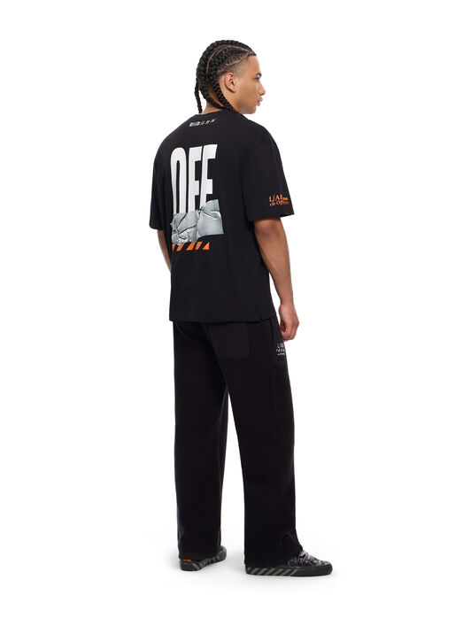 LAB L/AB Off Active Duct Tape T-Shirt BLACK 44LABF26T082