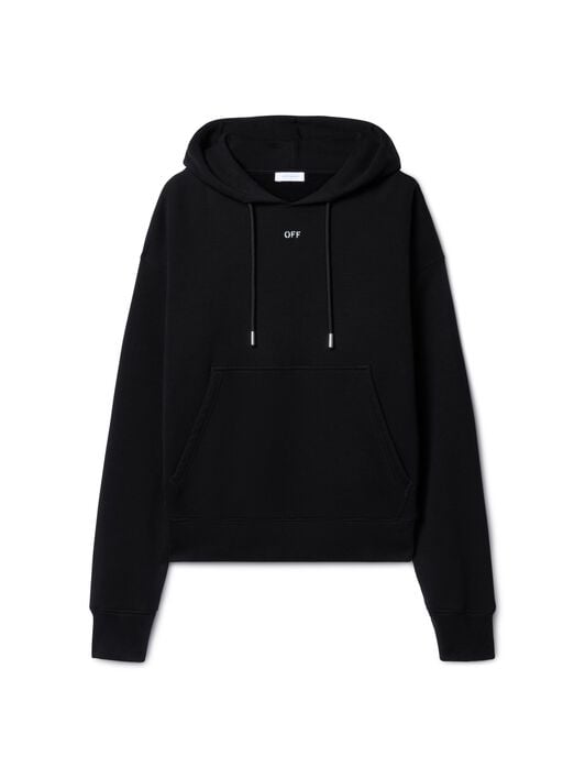 Black Vibe Arrow Hoodie OFF WHITE Black Vibe Arrow Hoodie BLACK OMBB085S25FLE00L