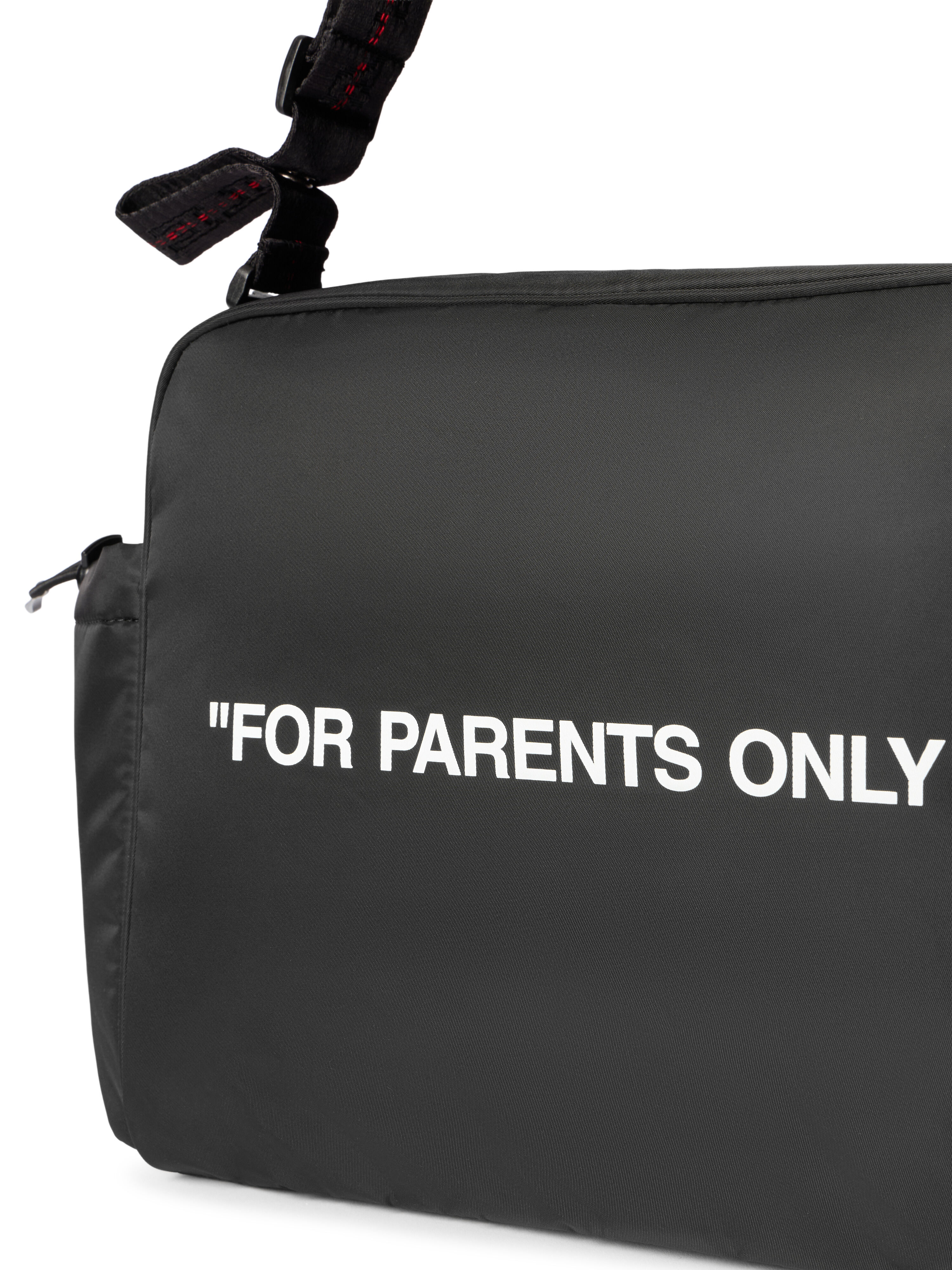 OFF WHITE For Parents Only Diaper Bag BLACK - WHITE OBXE002F25FAB001