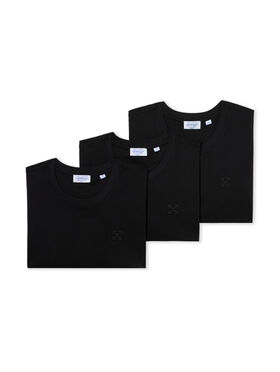 OFF WHITE Arrows Undershirts 3-Pack BLACK OW9100050