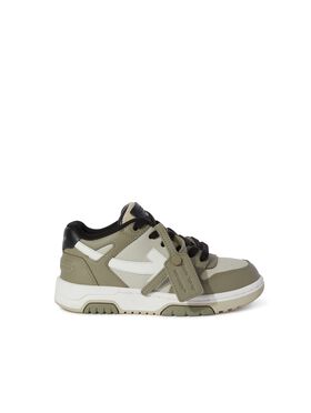 OFF WHITE Out Of Office Olive Green/Light Brown BLACK OBIA011S25LEA001
