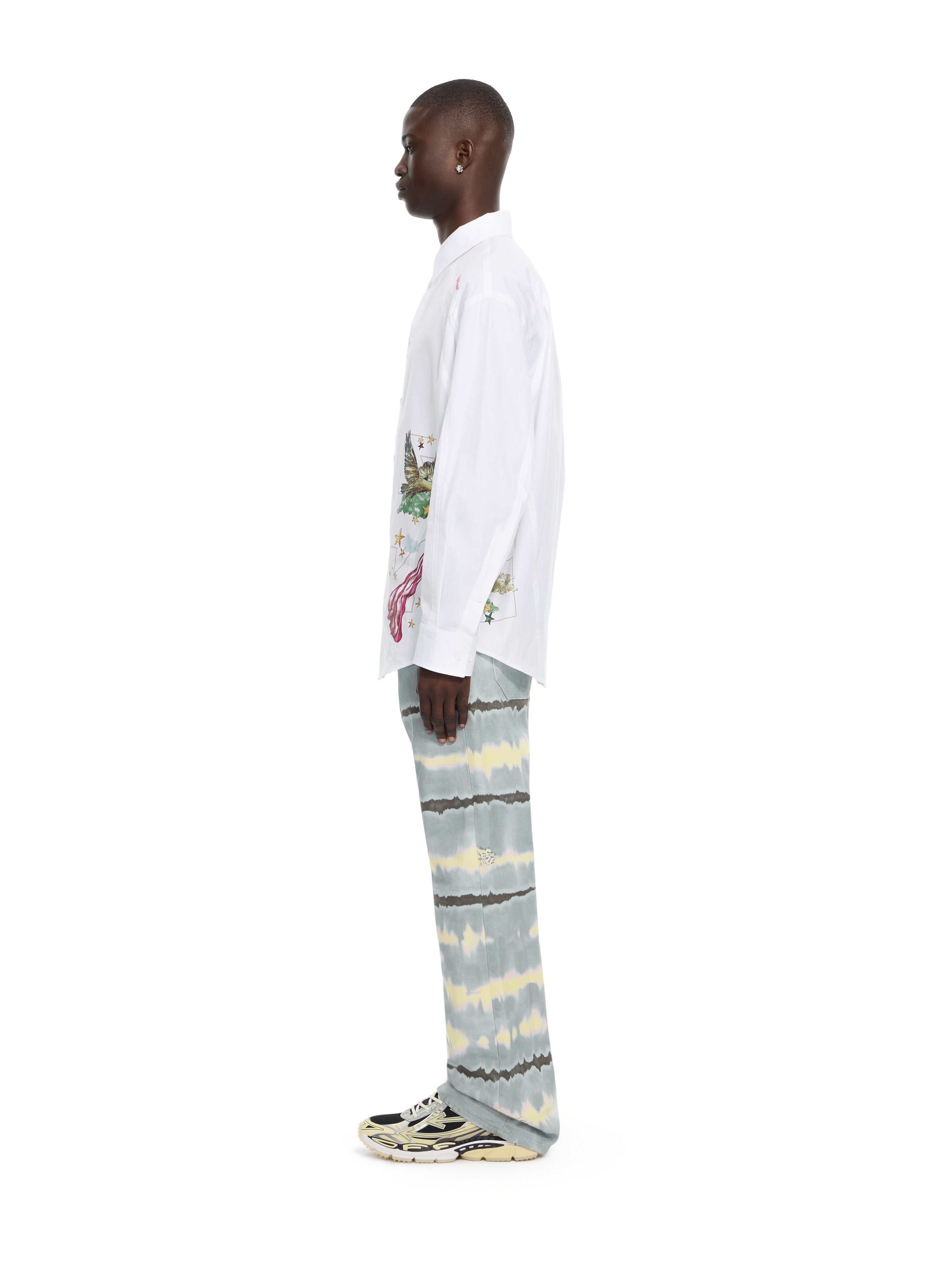 OFF WHITE Dream Arrow Poplin Overshirt WHITE 44MGE04XZ26F005