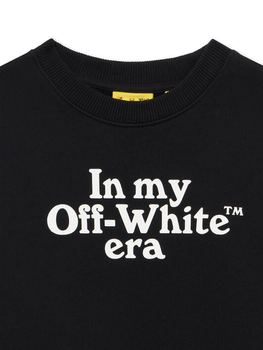 OFF WHITE Ow Multilogo Crew BLACK 44BBA001S26F006