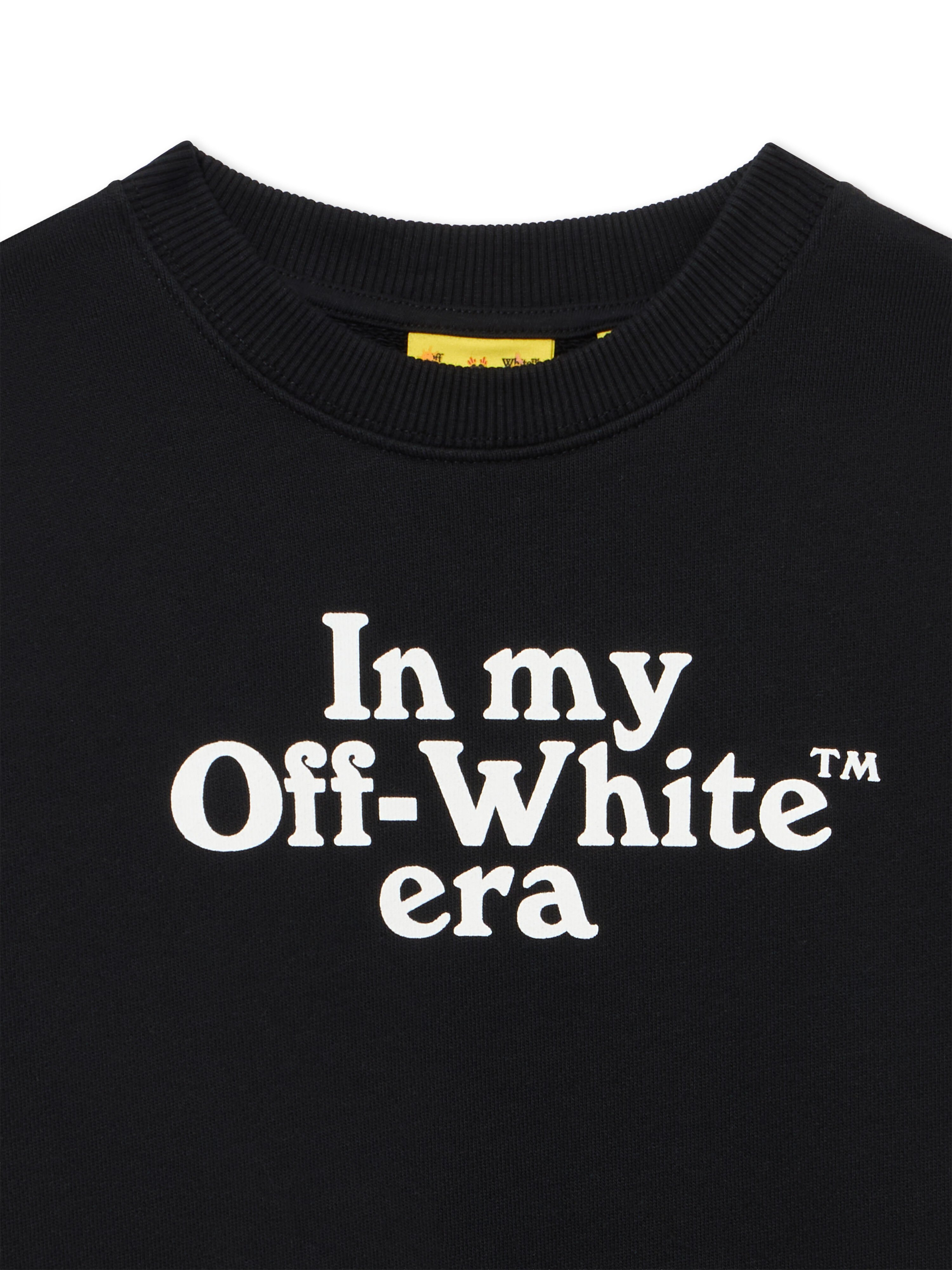 OFF WHITE Ow Multilogo Crew BLACK 44BBA001S26F006