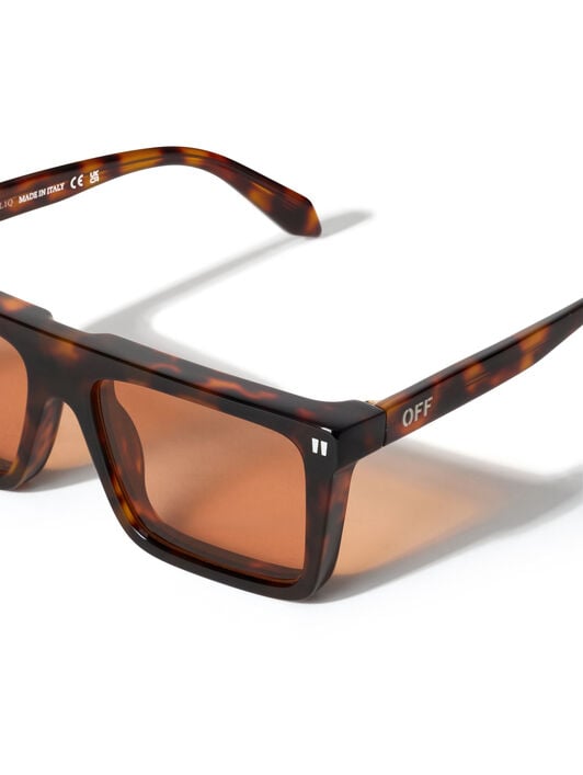 Bridgeport Orange Lens Sunglasses OFF WHITE Bridgeport Orange Lens Sunglasses SHINY HAVANA OW10456D2056