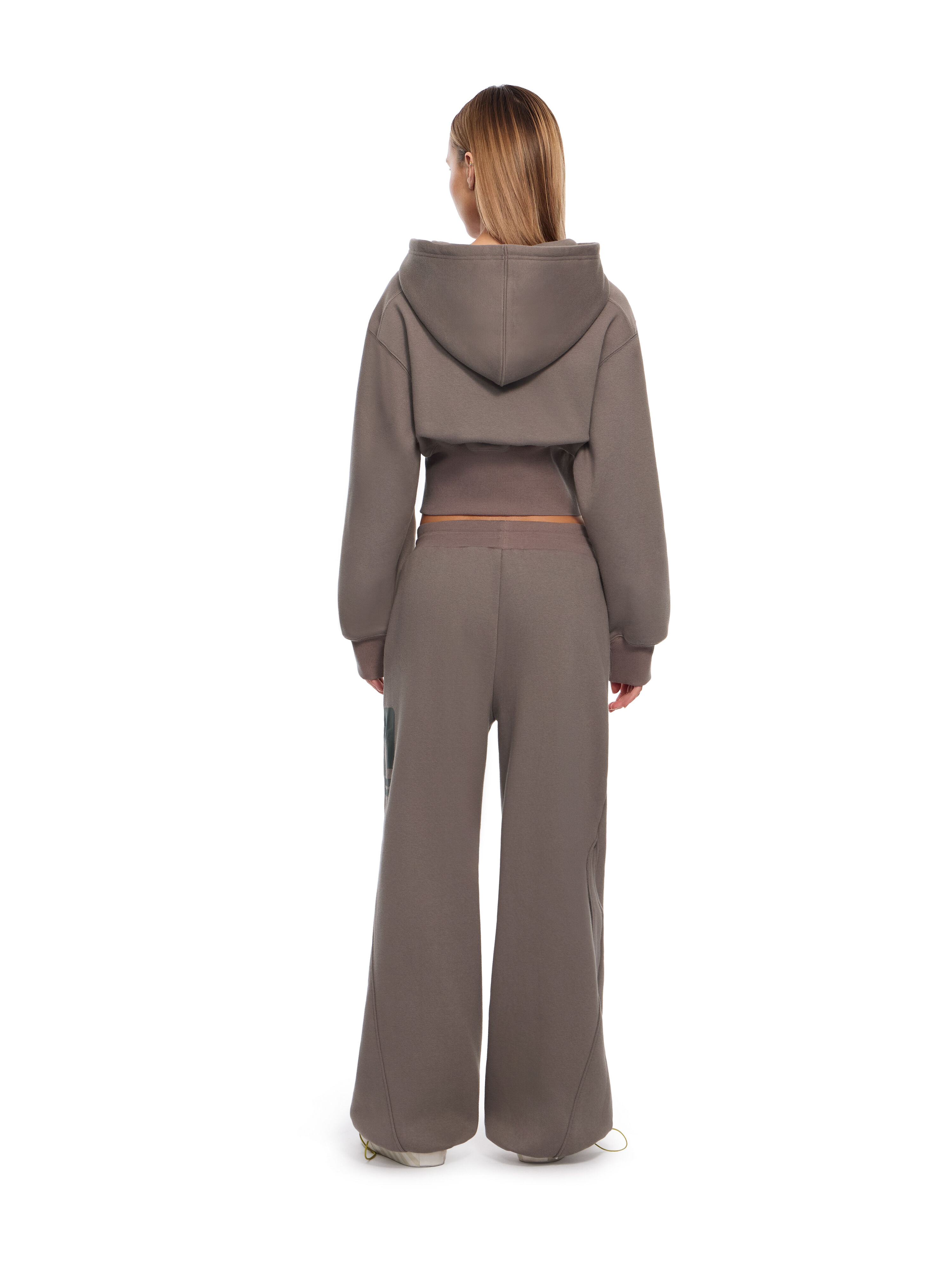 LAB L/AB Logo Cropped Boxy Jacket Dark Gull Gray LABF2639G00040T