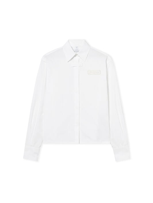 OFF WHITE Popeline  L/S Ow Embr Reg Shi White-White 2GE02RS26FAB001