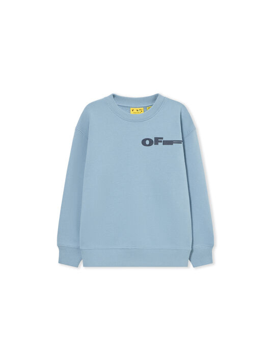 OFF WHITE Type Crewneck DUSTY BLUE 44BBA001S26F007