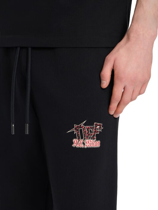 OFF WHITE Off-White™ c/o AC Milan Cuffed Sweatpants BLACK RED 44MCH057G25F001
