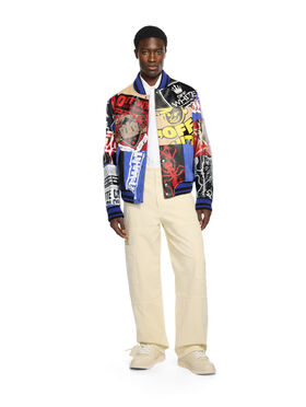 OFF WHITE Bookish Cargo Pants FROZEN DEW/FROZEN DEW OMCF04EF25FAB001