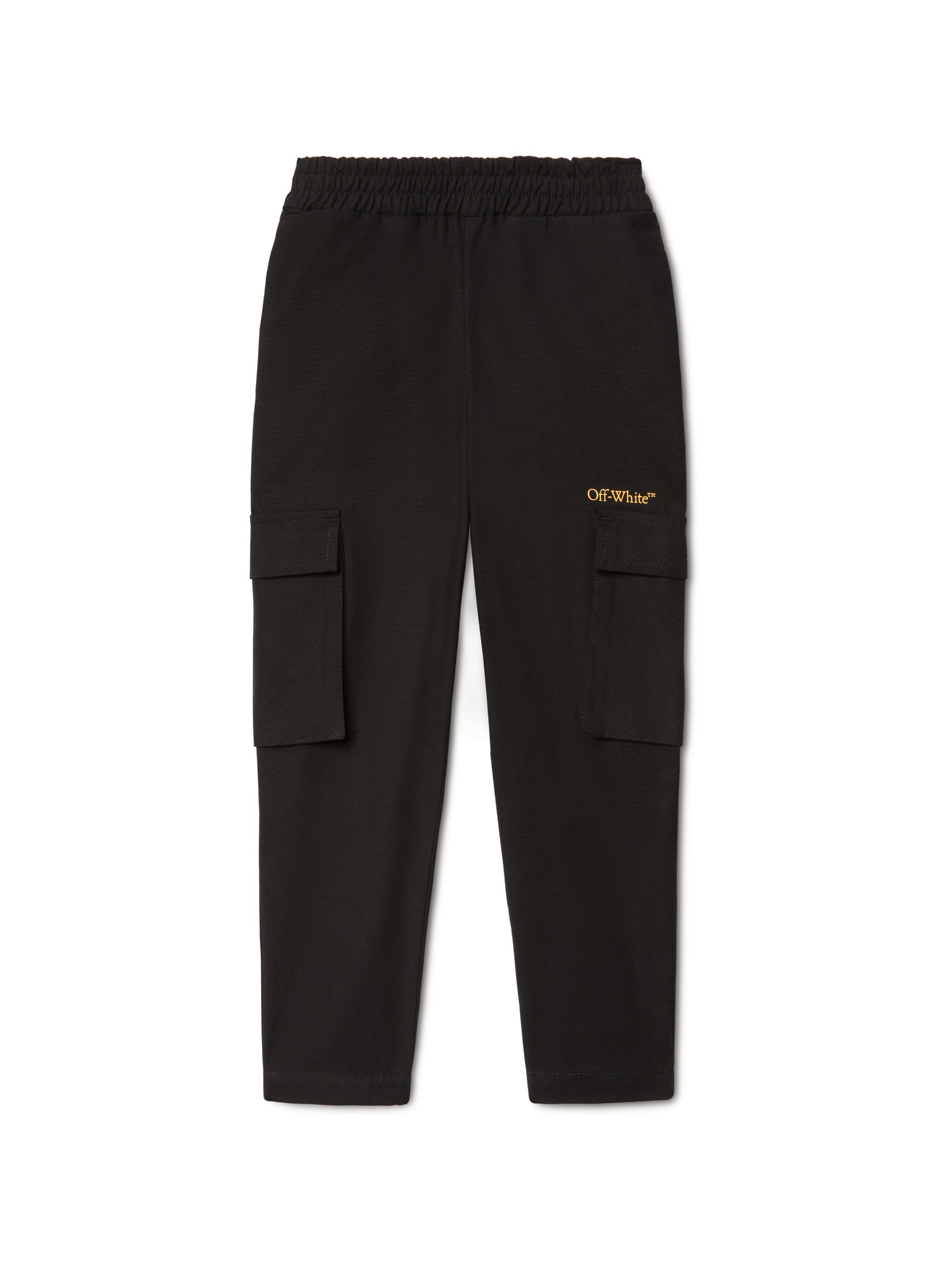 OFF WHITE Diagonal Bookish Cargo Pants BLACK OBCF007S25FAB001