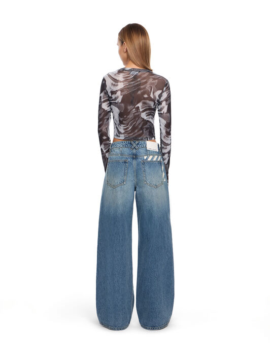 LAB L/AB Low Rise Extreme Baggy Jeans New York LABF263FM00021M