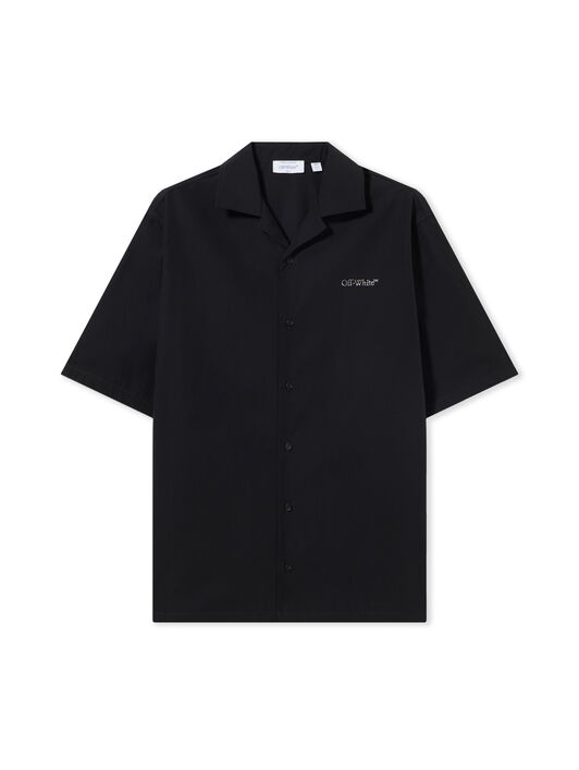 OFF WHITE Metal Arr Popl Bowl Shirt BLACK 44XGG01FS26F003