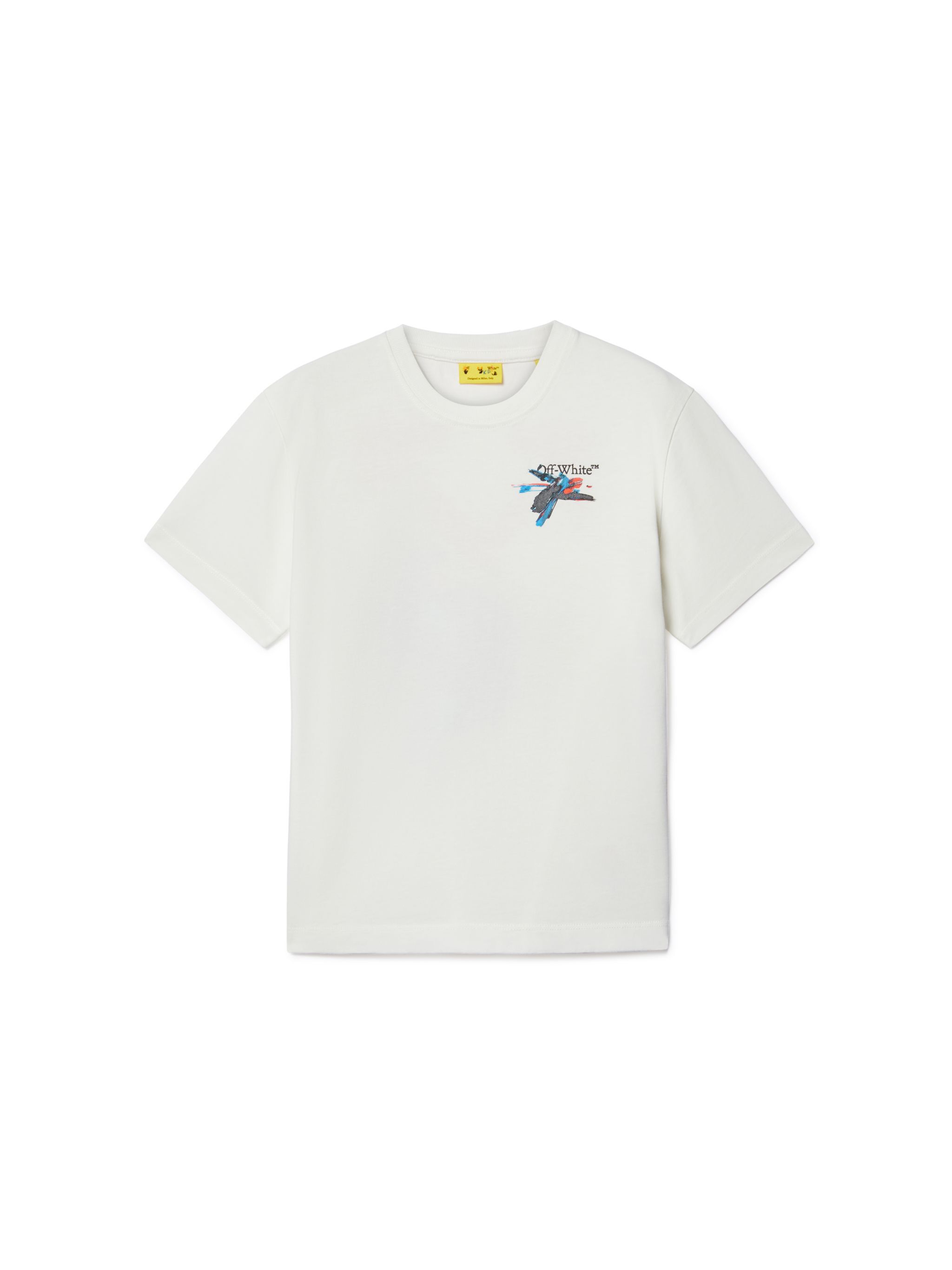 OFF WHITE Paint Arrow T-Shirt WHITE OBAA002S25JER00D