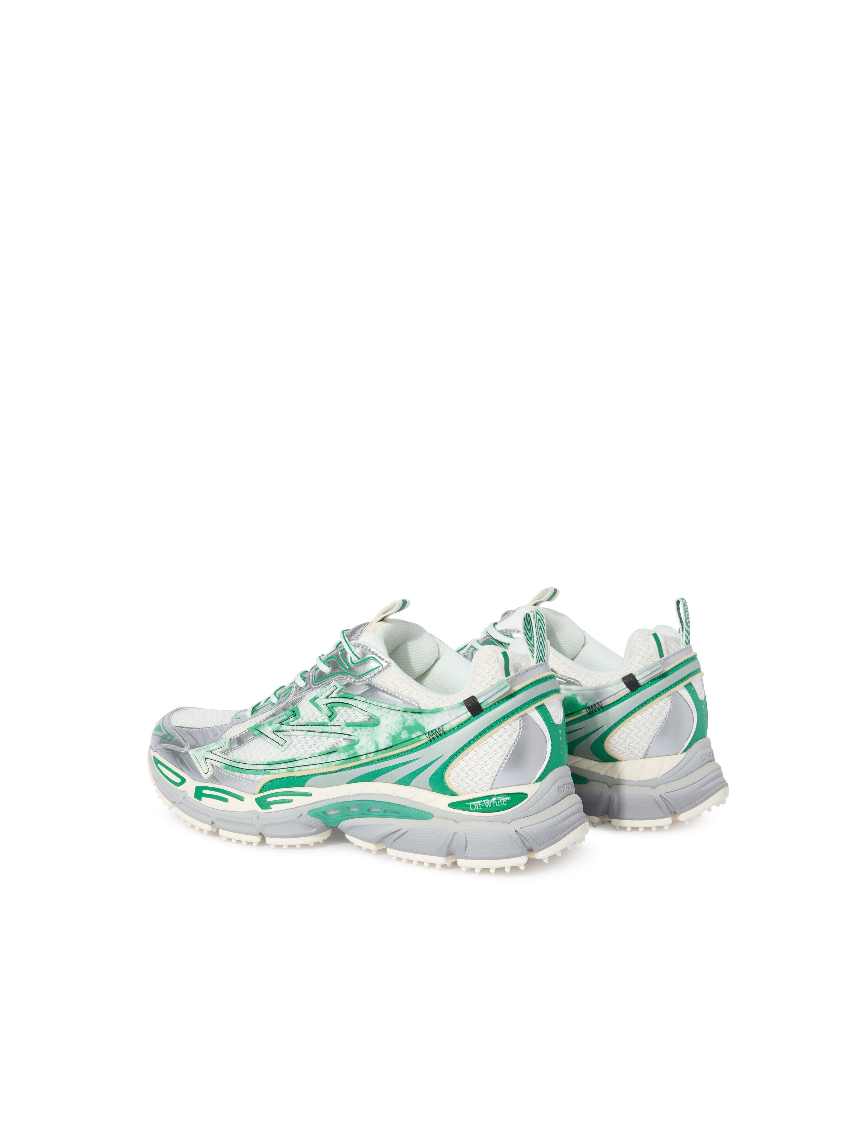 OFF WHITE Sneakers Be Right Back Argento/Turchese VERDE OMIA295S25FAB004