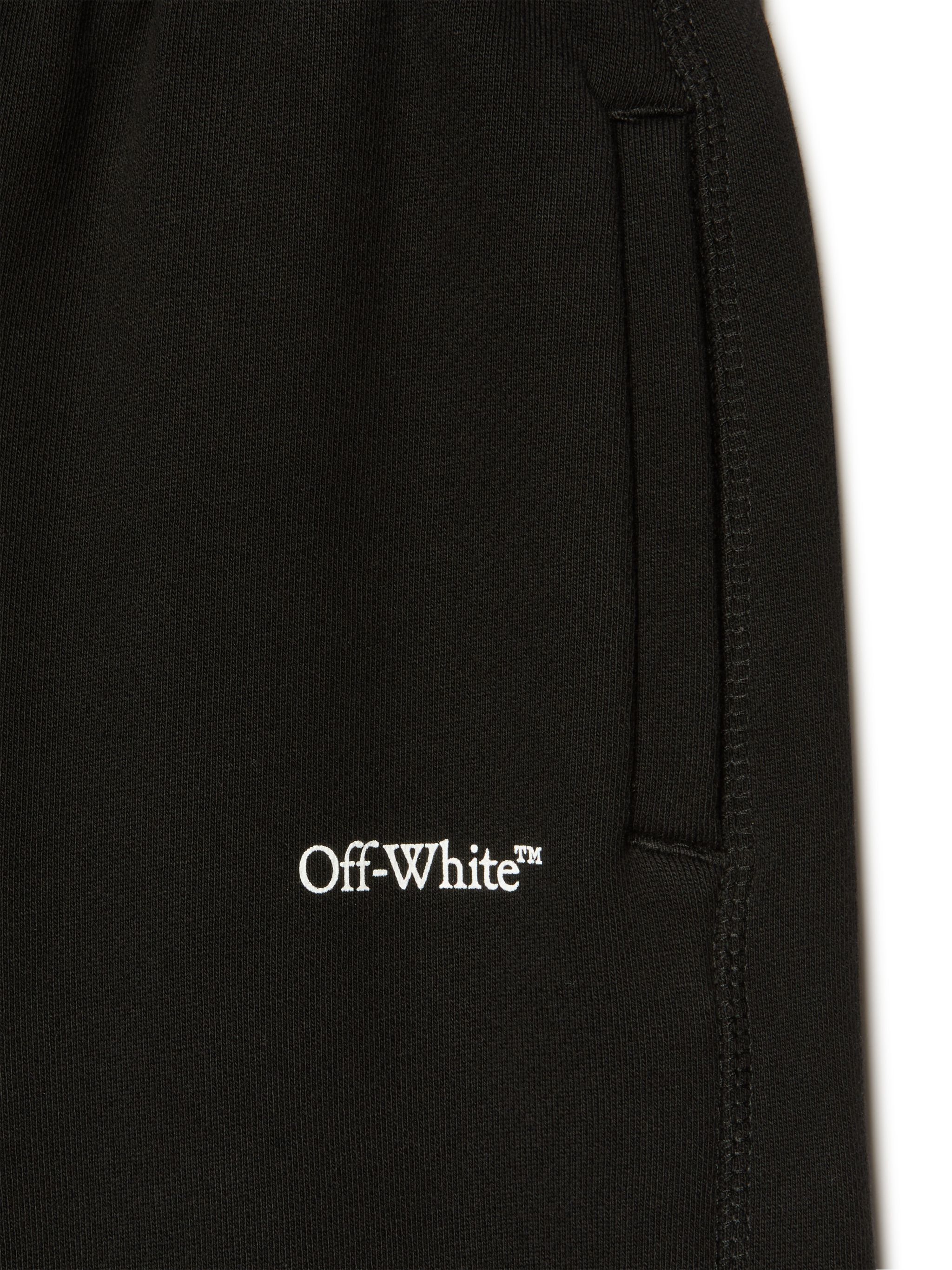 OFF WHITE Bookish Sweatpants BLACK OBCH001S25FLE001