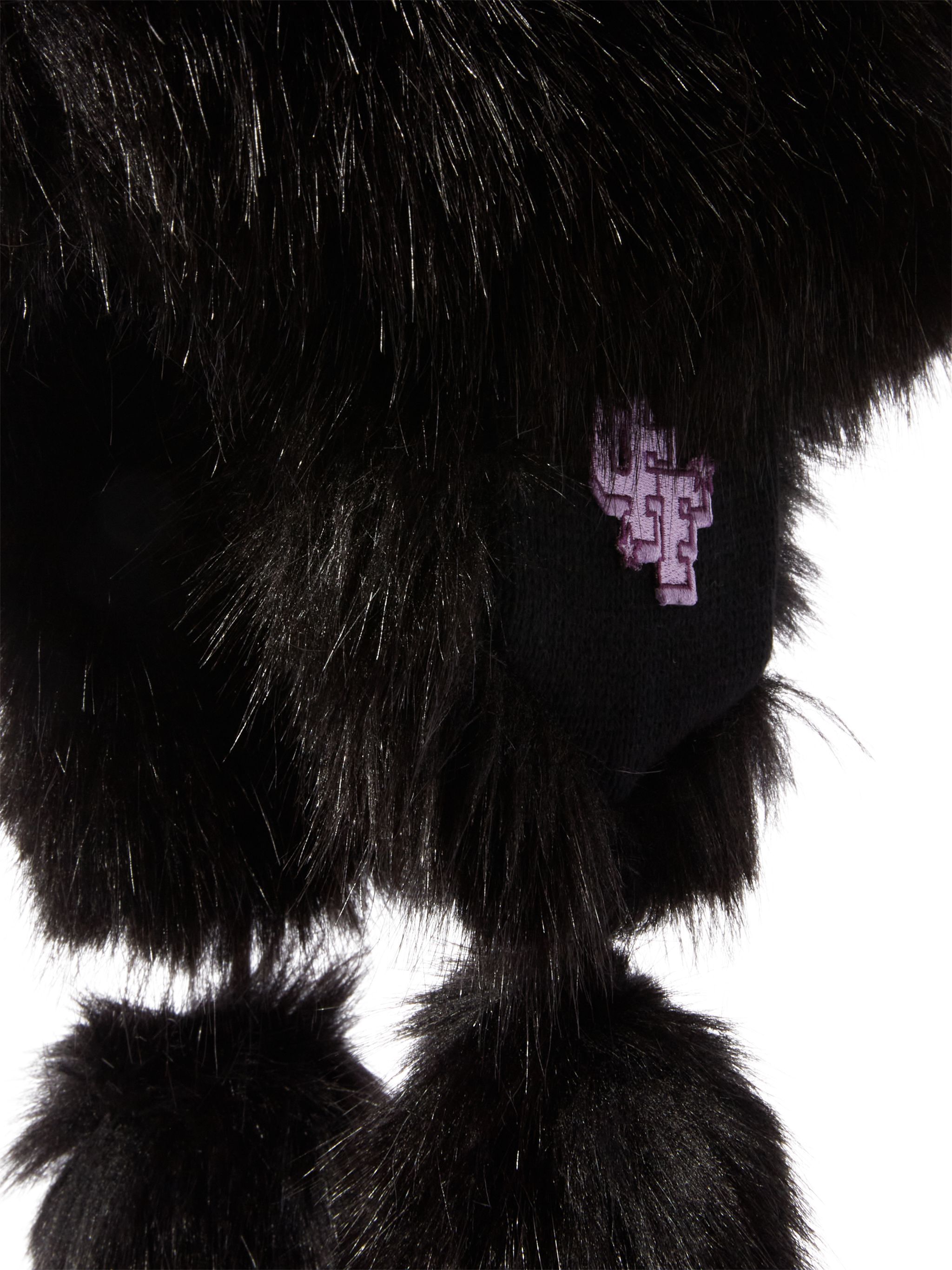 OFF WHITE Off Trapper Hat BLACK OMLA047W24FAB001