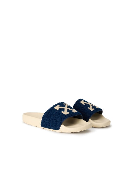 Arrow Terry Slider OFF WHITE Arrow Terry Slider DUSTY BLUE - BONE OWIU003F25FAB001