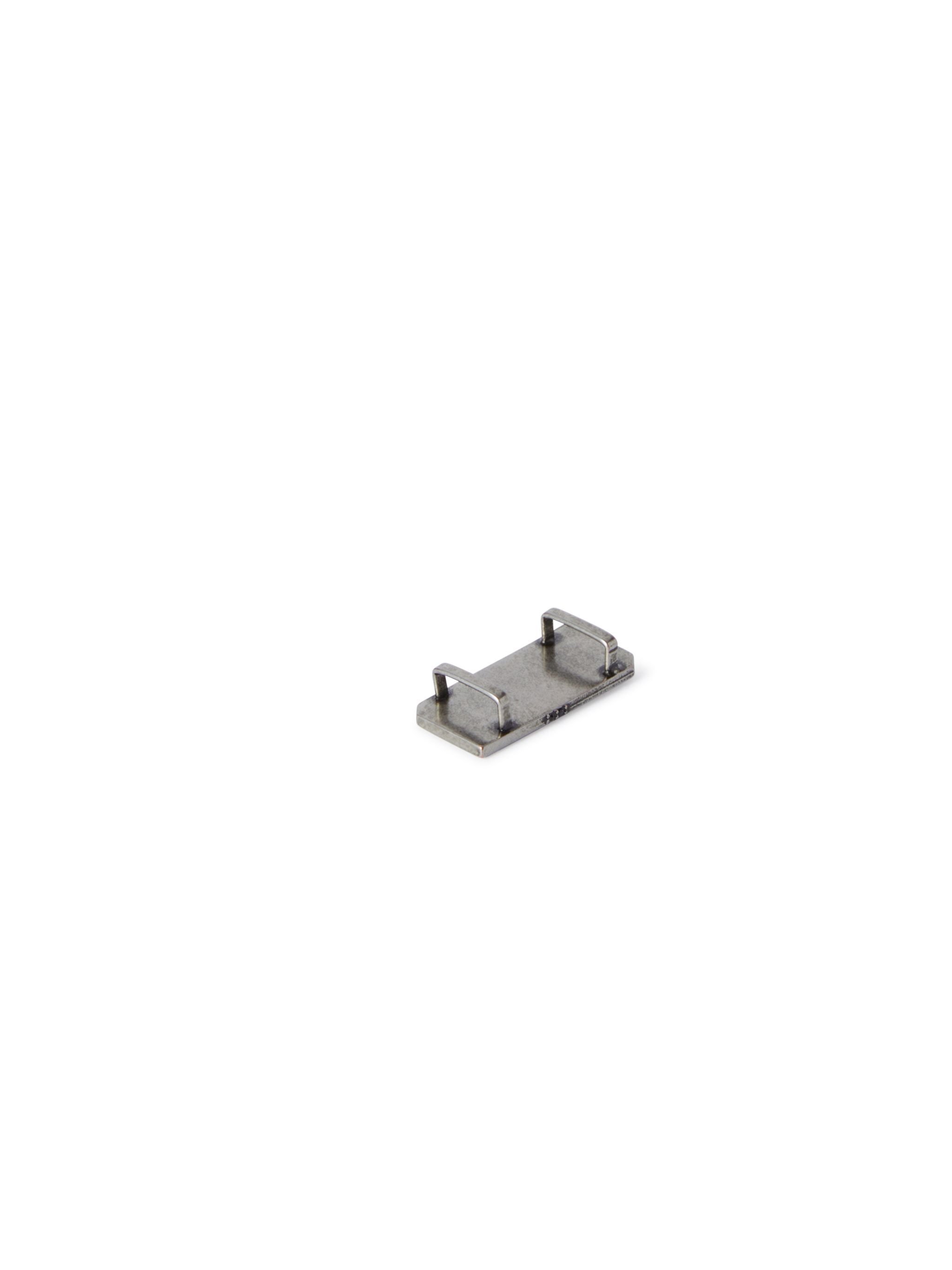 OFF WHITE Silver Dollar Dubrae Charm GREY OMZF001T25MET003