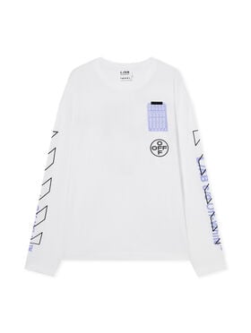 LAB L/AB Off Active Long-Sleeved T-Shirt WHITE 44LABF26T076