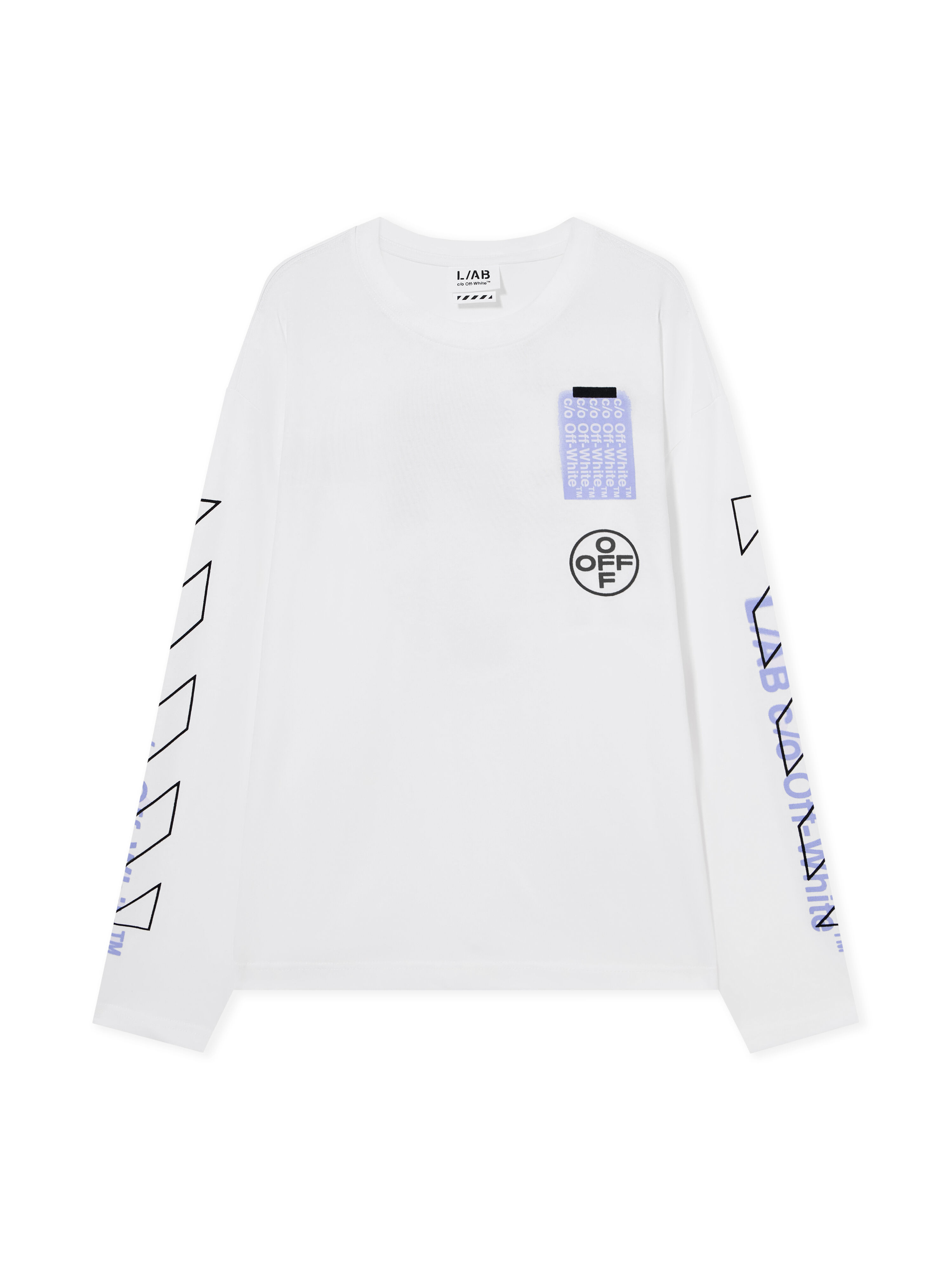 LAB L/AB Off Active Long-Sleeved T-Shirt WHITE 44LABF26T076
