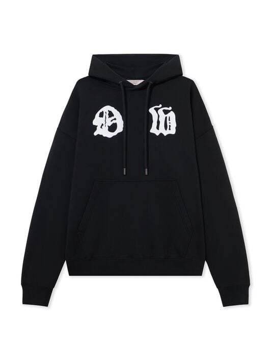 OFF WHITE Palace Arrow Skate Hoodie BLACK 44MBB085Z26F001