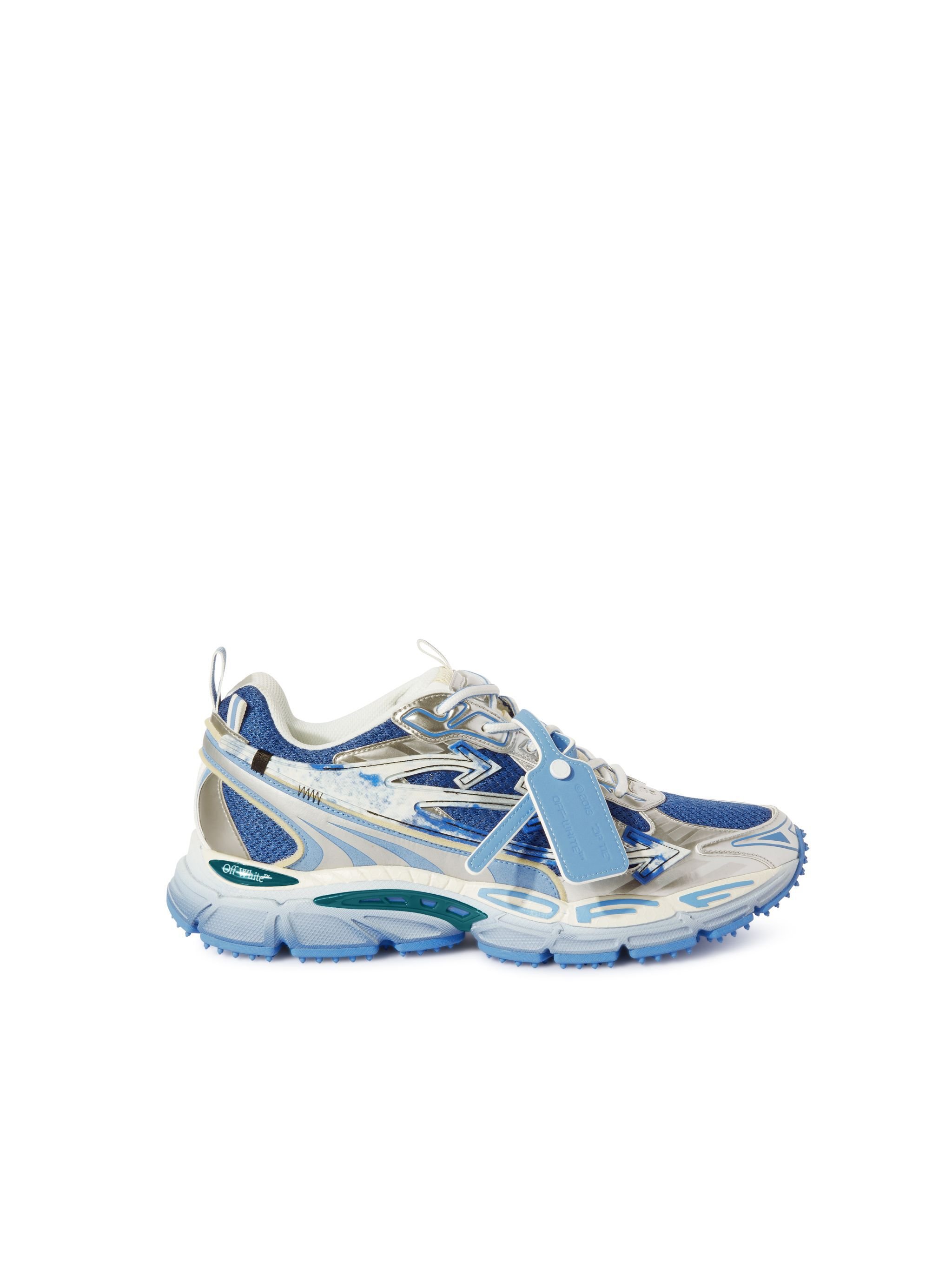 OFF WHITE Sneakers Be Right Back Argento/Blu BLU OMIA295S25FAB004