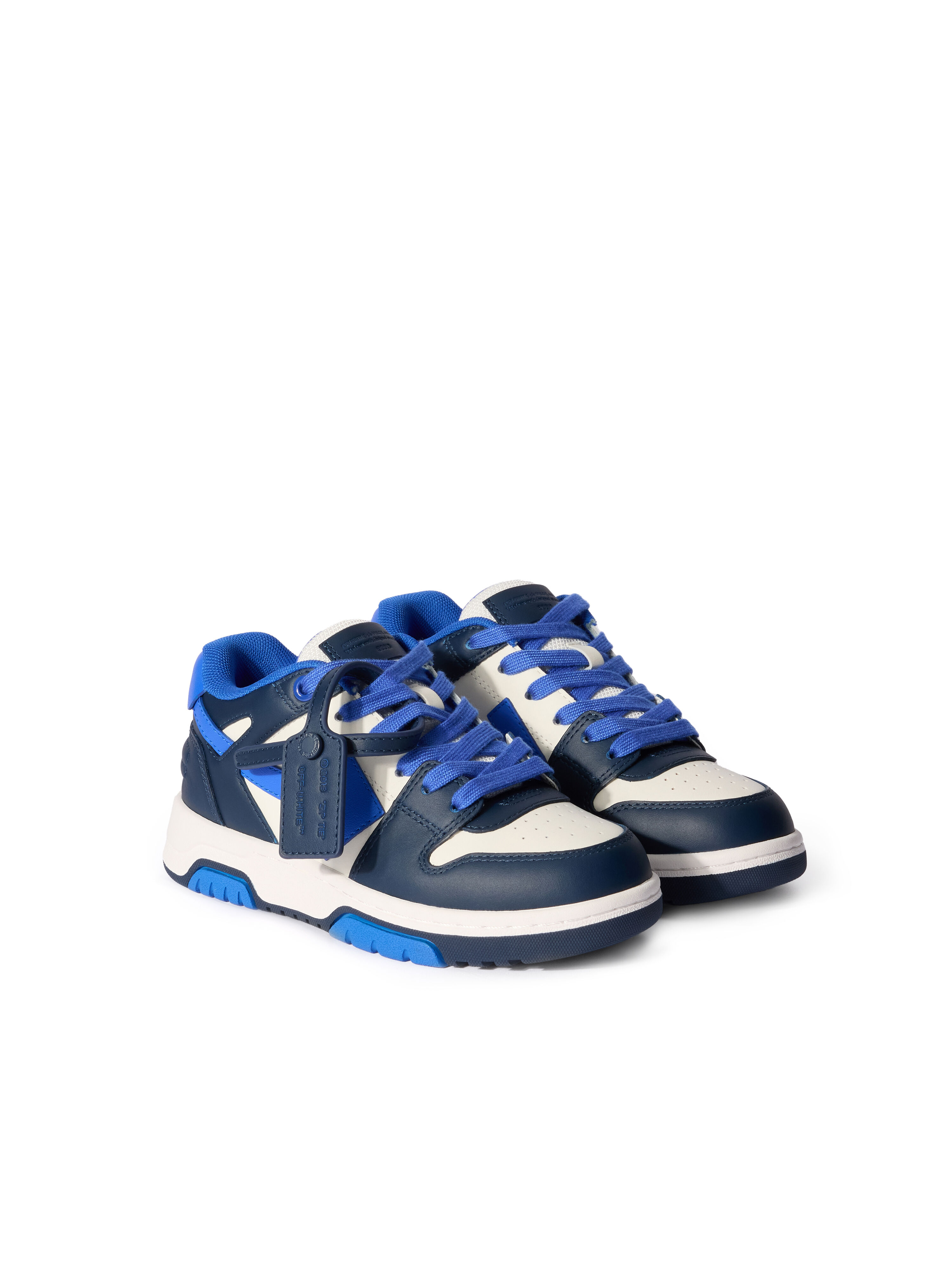 OFF WHITE Out Of Office Sneakers WHITE - NAVY BLUE OBIA011F25LEA001
