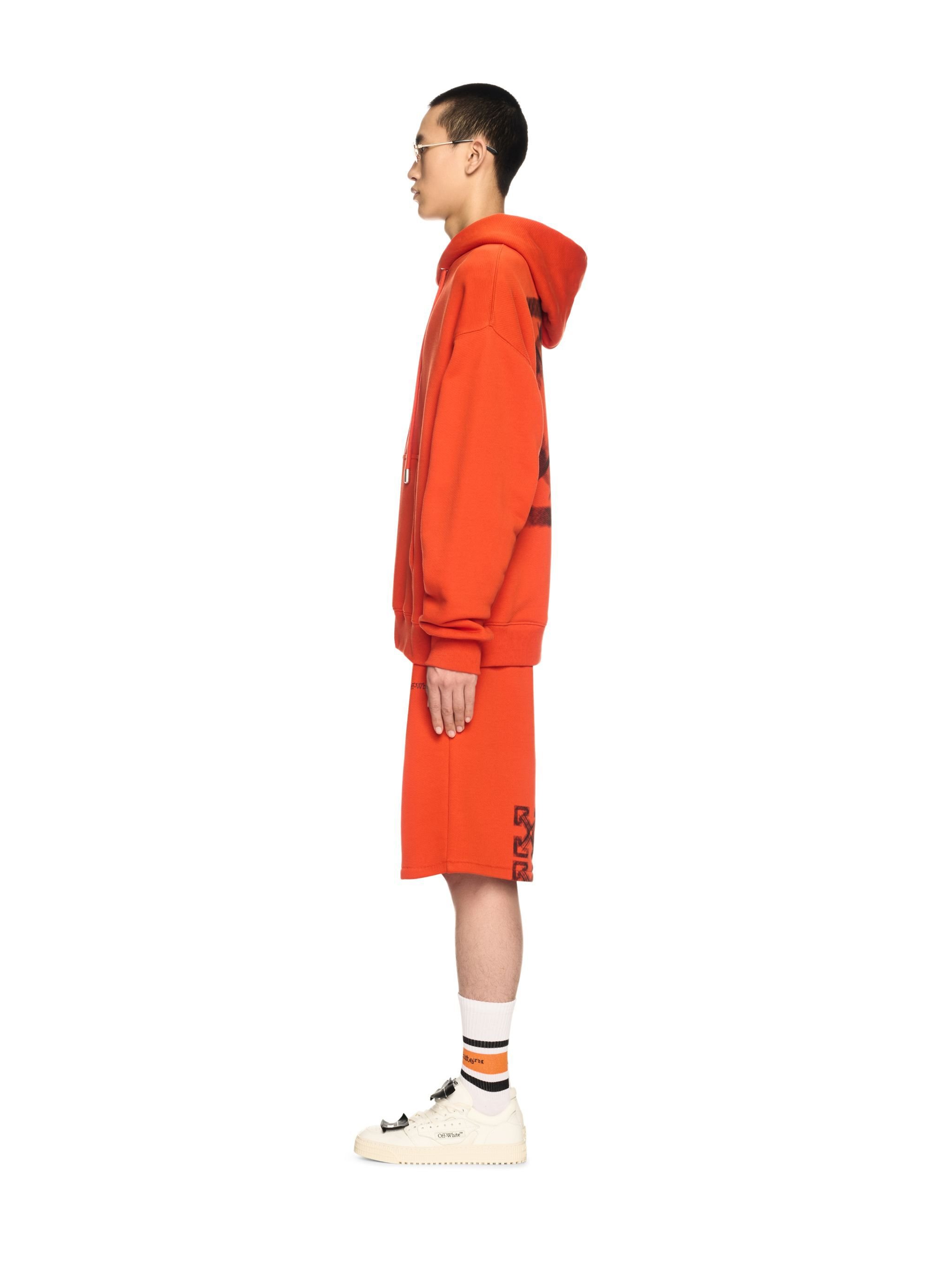 OFF WHITE Orange Vibe Arrow Hoodie ORANGE OMBB085S25FLE00L